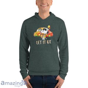 Hippie Car Snoopy and Woodstock Let it be 2021 T-Shirt Product Photo 8