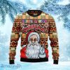 Hippie Santa Claus Peace And Love Ugly Christmas Sweater