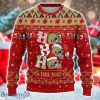 Ho Ho Ho Custom Name San Francisco Christmas 3D Sweater