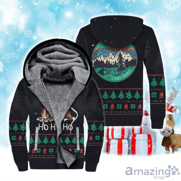 Christmas zip up online fleece