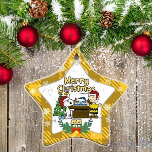 Hofstra Pride Ceramic Ornament Snoopy Christmas Special Gift image Hofstra Pride Ceramic Ornament Snoopy Christmas Special Gift Product Photo 2