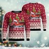 Hollywood, Maryland, Hollywood Volunteer Fire Department Antique Engine AOP Ugly Sweater Christmas Holiday Gift