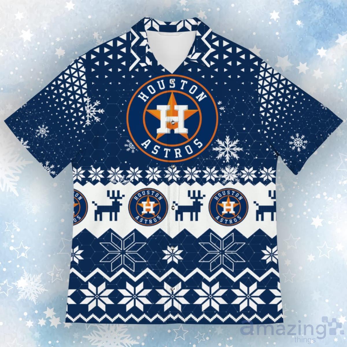 Houston Astros Christmas Hawaiian Shirt