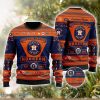 Houston Astros Football Team Logo Custom Name Christmas Gift 3D Sweater
