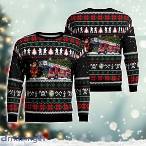 Houston Fire Department Christmas AOP Ugly Sweater Christmas Gift Ideas Product Photo 1