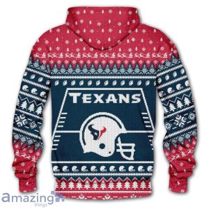 Houston Texans 3D Hooded Sweater Christmas Product Photo 2