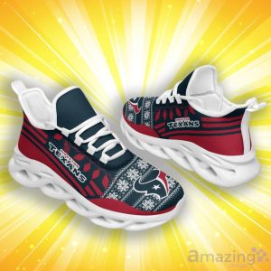 Houston Texans Christmas Santa Claus Special Style Max Soul Shoes Product Photo 2