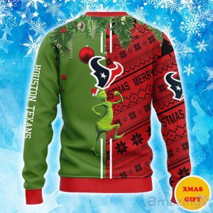 Houston Texans Grinch & Scooby-Doo Christmas Ugly Sweater Product Photo 2