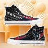 Houston Texans High Top Shoes Casual Sneakers For Fans
