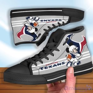 Houston Texans High Top Shoes Sneakers For Real Fans Product Photo 1
