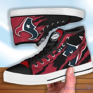 Houston Texans High Top Shoes Style Sneakers For Fans Product Photo 2
