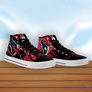 Houston Texans High Top Shoes Style Sneakers For Fans Product Photo 3