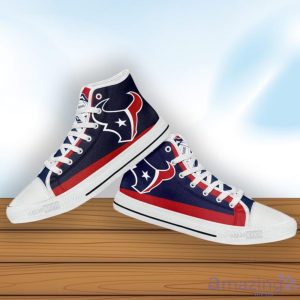 Houston Texans High Top Shoes Style Sneakers For Real Fans image Houston Texans High Top Shoes Style Sneakers For Real Fans Product Photo 4