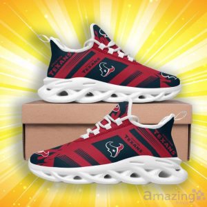 Houston Texans Stripe And Fire Pattern Max Soul Shoes Product Photo 2