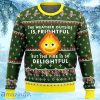 Howls Moving Castle Calcifer Fire Is So Delightful Ugly Christmas Sweater Gift For Men And Women