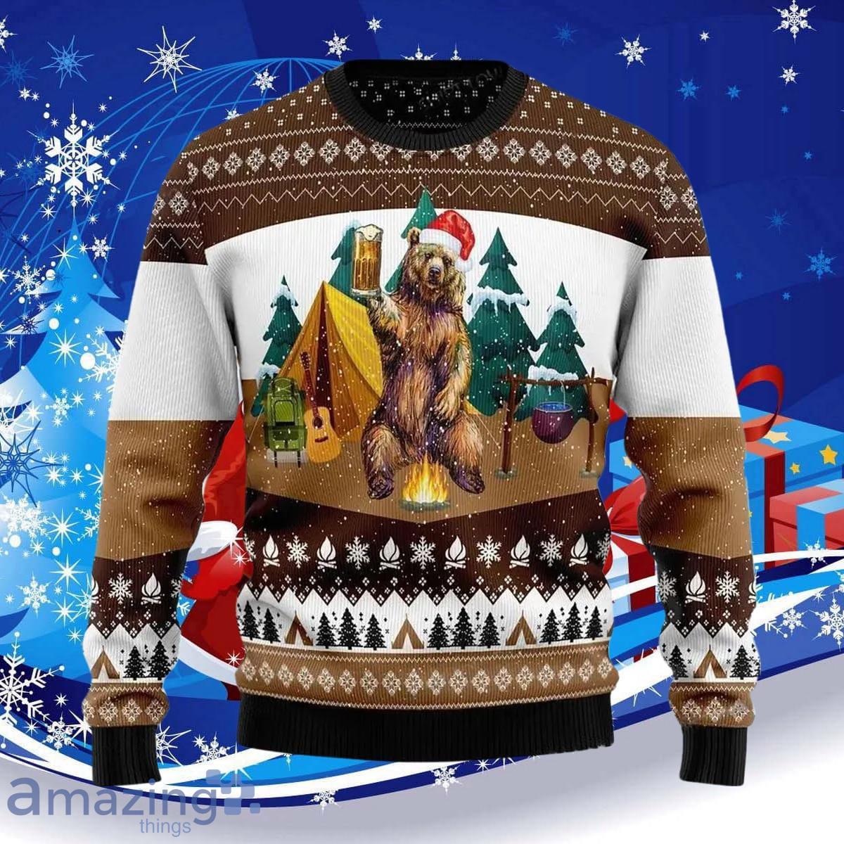 I Hate People Bear Ugly Christmas Sweater Style Gift For Men And Women image I Hate People Bear Ugly Christmas Sweater Style Gift For Men And Women Product Photo 1