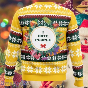 I Hate People Parody Ugly Sweater Christmas Style Gift For Men And Women image I Hate People Parody Ugly Sweater Christmas Style Gift For Men And Women Product Photo 2