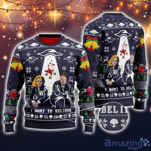 I Want To Believe 3D All Over Printed Ugly Christmas Sweater Sweatshirt Hoodie Christmas Gift Product Photo 1