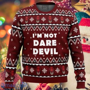 I'm not Daredevil Marvel Ugly Sweater Christmas Style Gift For Men And Women Product Photo 1