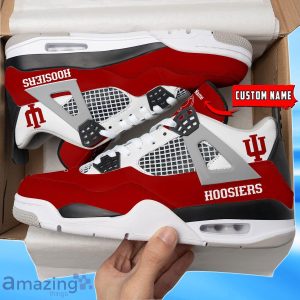 Indiana Hoosiers Custom Name Air Jordan 4 Shoes Impressive Gift For Men Women Product Photo 1
