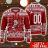 Indiana Hoosiers Mickey Player Custom Name And Number Ugly Christmas Sweater