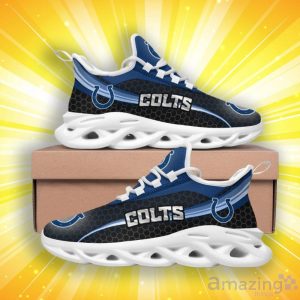 Indianapolis Colts Honeycomb Pattern Max Soul Shoes Product Photo 2
