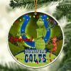 Indianapolis Colts Merry Christmas Grinch Ornament