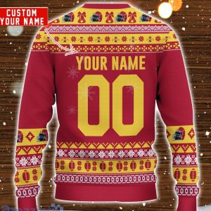Iowa State Cyclones Mickey Player Custom Name And Number Ugly Christmas Sweater Product Photo 3