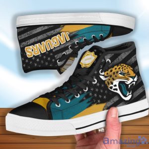 Jacksonville Jaguars High Top Shoes Casual Sneakers For Fans Product Photo 2