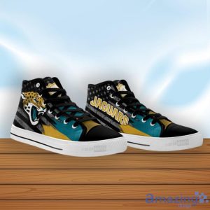 Jacksonville Jaguars High Top Shoes Casual Sneakers For Fans Product Photo 3