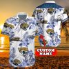 Jacksonville Jaguars Logo History NFL Teams Tropical Beach Hawaiian Shirt