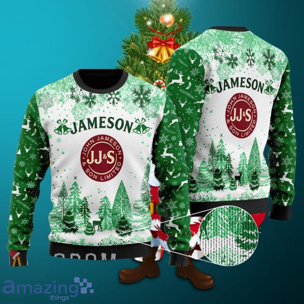 Jameson Ugly Christmas Sweater Style Gift For Men Women image Jameson Ugly Christmas Sweater Style Gift For Men Women Product Photo 1
