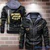 Jeep Wrangler Striped Leather Jacket Best Gift For Men Father’s Day Gift