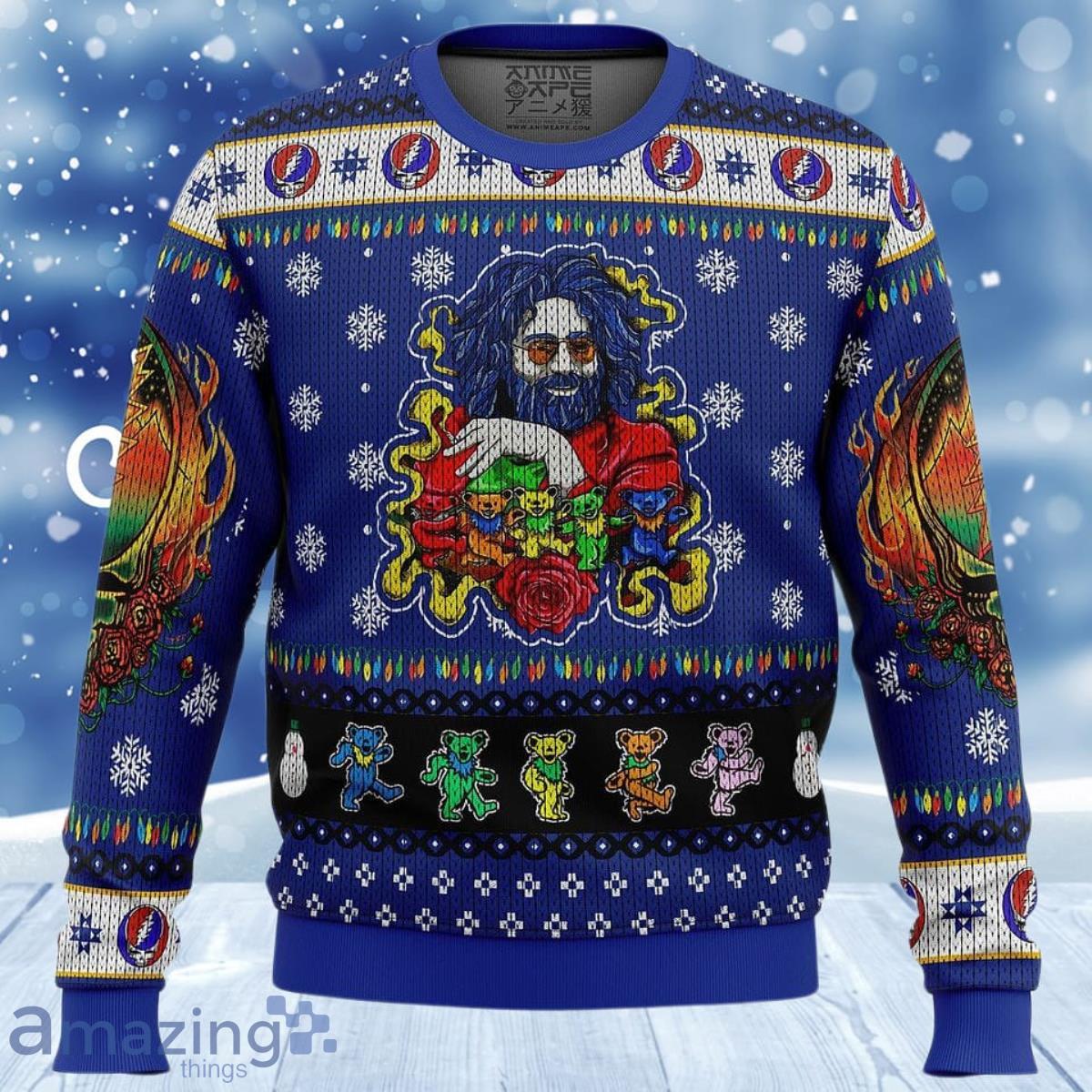 Jerry Garcia Grateful Dead Ugly Christmas Sweater Best Gift For Men Women Product Photo 1