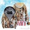Jesus Christmas Nativity Of Jesus Fleece Zip Hoodie