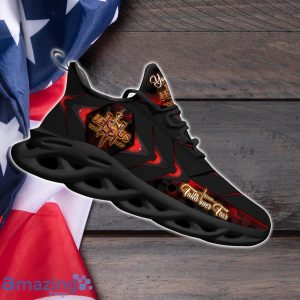 Jesus Faith Over Fear Max Soul Shoes Custom Name Jesus Sneakers For Fans image Jesus Faith Over Fear Max Soul Shoes Custom Name Jesus Sneakers For Fans Product Photo 2