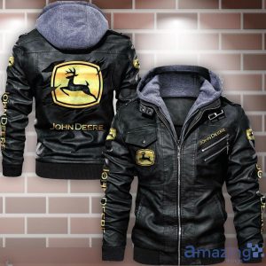 John Deere Leather Jacket Best Gift For Men Father's Day Gift Product Photo 1