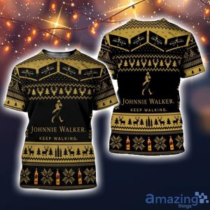 Johnnie Walker 3D All Over Printed Ugly Christmas Sweater Sweatshirt Hoodie Christmas Gift Product Photo 5