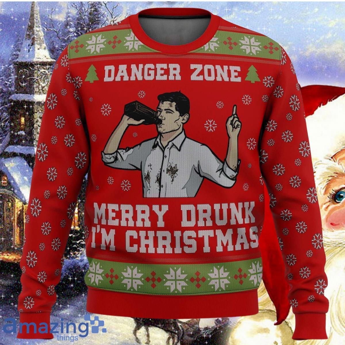 Merry Drunk I'm Christmas Ugly Christmas Sweater Impressive Gift For Men And Women Product Photo 1
