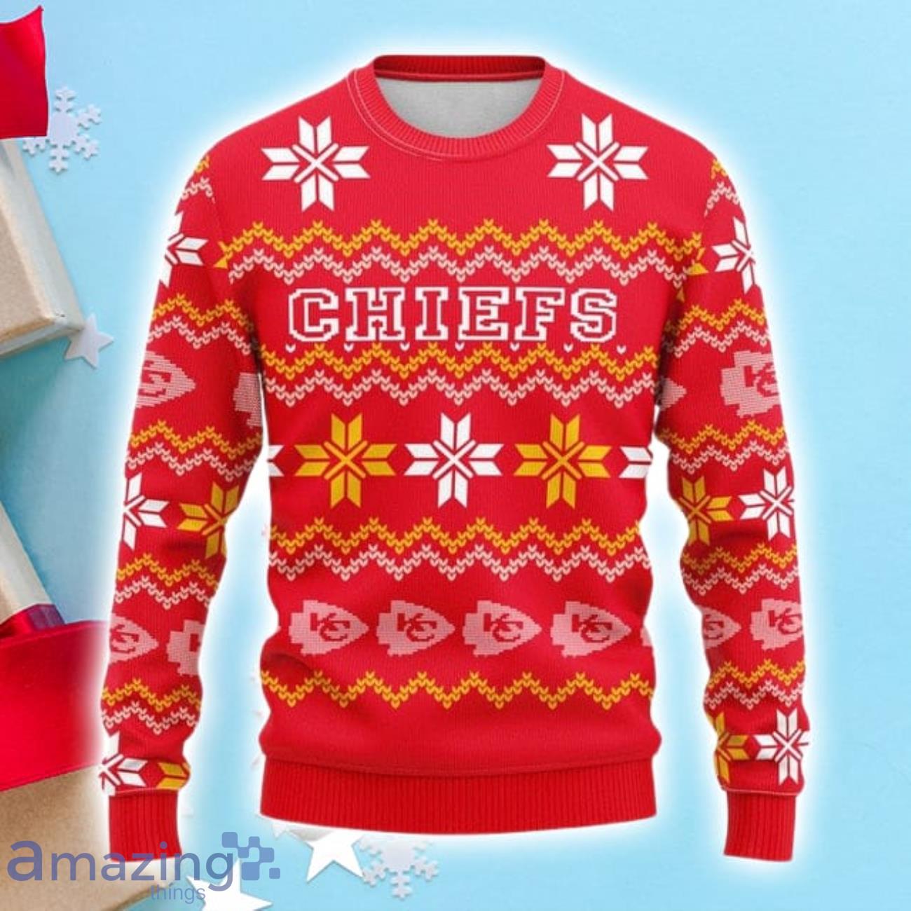 Kansas City Chiefs Personalized Xmas Gift Men And Women Christmas Sweater -  Shibtee Clothing