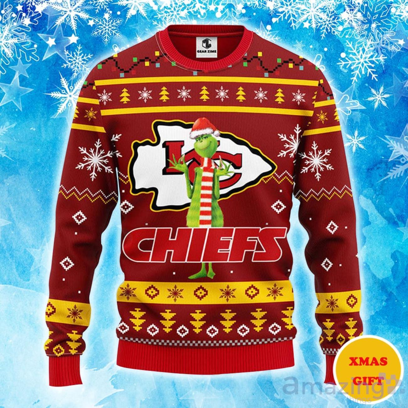 Christmas Gift Kansas City Chiefs USA Football Season Ugly Christmas Sweater