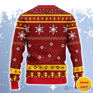 NFL Kansas City Chiefs Clothing AOP Ugly Christmas Sweater Yellow