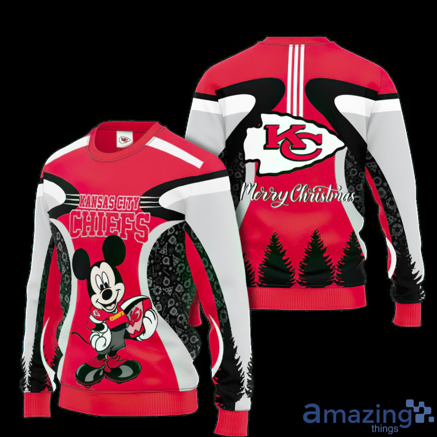 Kansas City Chiefs Gift for Big Fans 3D Christmas 3D Sweater