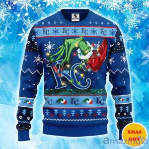 Kansas City Royals Grinch Christmas Ugly Sweater Product Photo 1