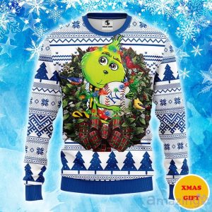 Kansas City Royals Grinch Hug Christmas Ugly Sweater Product Photo 1