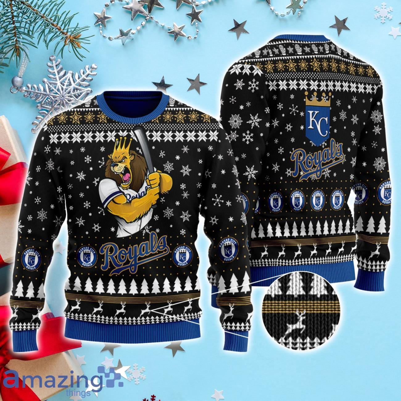 Kansas City Royals Ugly Christmas Sweater 3D Product Photo 1