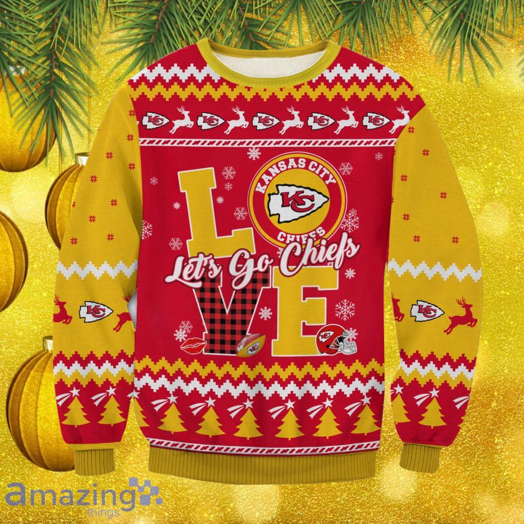 Kcc Love Christmas Ugly Sweater Gift For Men And Women image Kcc Love Christmas Ugly Sweater Gift For Men And Women Product Photo 1