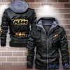 KTM Racing Leather Jacket Best Gift For Men Father’s Day Gift