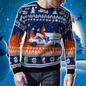 La Ronge Emergency Medical Services Christmas AOP Ugly Sweater Holiday Sweater Gift Product Photo 2