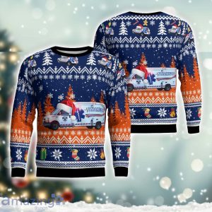 La Ronge Emergency Medical Services Christmas AOP Ugly Sweater Holiday Sweater Gift Product Photo 1